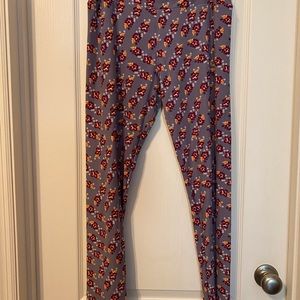 Lularoe floral TC leggings
